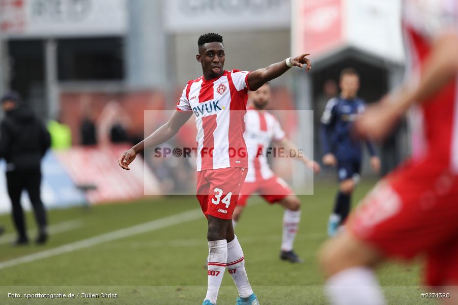 Frank Ronstadt, FLYERALARM Arena, Würzburg, 07.03.2020, DFB, sport, action, Fussball, 3. Liga, SV Waldhof Mannheim, FC Würzburger Kickers - Bild-ID: 2274390