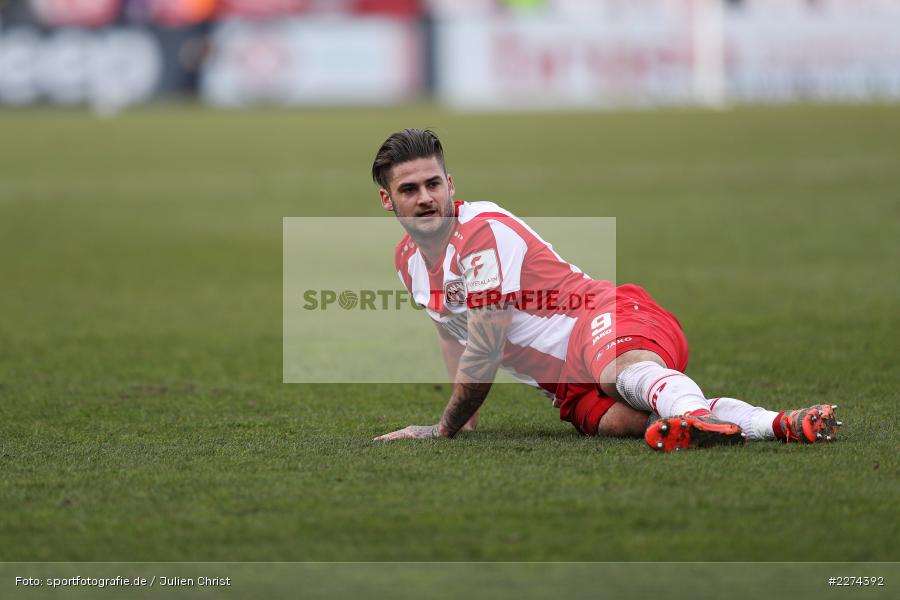 Dominic Baumann, FLYERALARM Arena, Würzburg, 07.03.2020, DFB, sport, action, Fussball, 3. Liga, SV Waldhof Mannheim, FC Würzburger Kickers - Bild-ID: 2274392