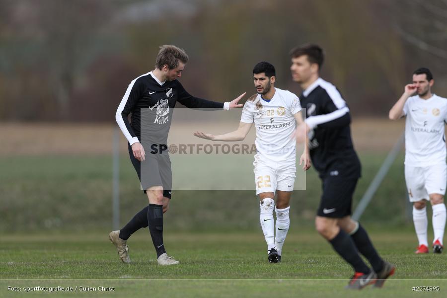 Sebastian Leisgang, Senad Bajric, Sportgelände, Retzbach, 08.03.2020, Fussball, Bezirksliga West, 1. FC Südring, TSV Retzbach - Bild-ID: 2274395 Sebastian Leisgang, Senad Bajric, Sportgelände, Retzbach, 08.03.2020, Fussball, Bezirksliga West, 1. FC Südring, TSV Retzbach - Bild-ID: 2274395