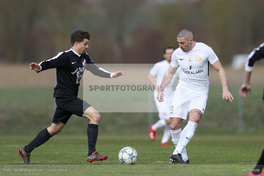 Dominik Hehrlein, Milan Stavrich, Sportgelände, Retzbach, 08.03.2020, Fussball, Bezirksliga West, 1. FC Südring, TSV Retzbach - Bild-ID: 2274398 Dominik Hehrlein, Milan Stavrich, Sportgelände, Retzbach, 08.03.2020, Fussball, Bezirksliga West, 1. FC Südring, TSV Retzbach - Bild-ID: 2274398
