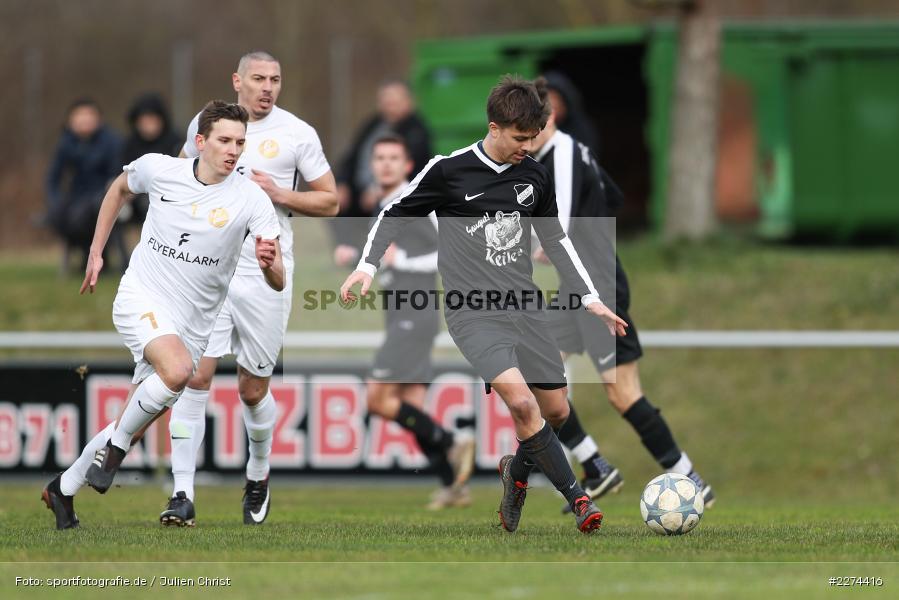Dominik Hehrlein, Matej Buketa, Sportgelände, Retzbach, 08.03.2020, Fussball, Bezirksliga West, 1. FC Südring, TSV Retzbach - Bild-ID: 2274416