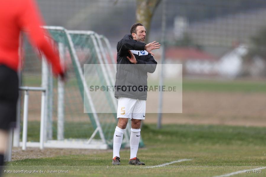 Marian Sprung, Sportgelände, Retzbach, 08.03.2020, Fussball, Bezirksliga West, 1. FC Südring, TSV Retzbach - Bild-ID: 2274420