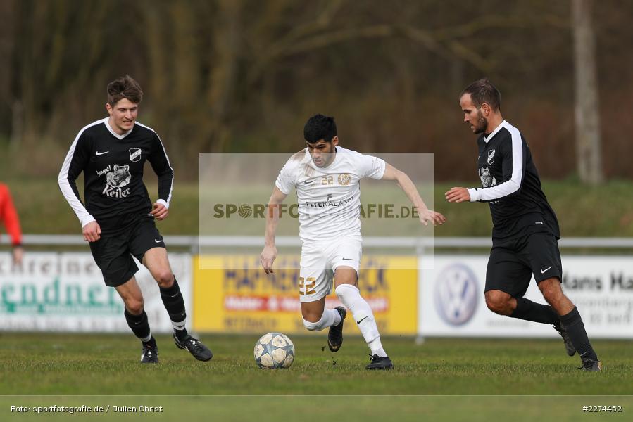 Maximilian Köstler, William Vielwerth, Senad Bajric, Sportgelände, Retzbach, 08.03.2020, Fussball, Bezirksliga West, 1. FC Südring, TSV Retzbach - Bild-ID: 2274452 Maximilian Köstler, William Vielwerth, Senad Bajric, Sportgelände, Retzbach, 08.03.2020, Fussball, Bezirksliga West, 1. FC Südring, TSV Retzbach - Bild-ID: 2274452