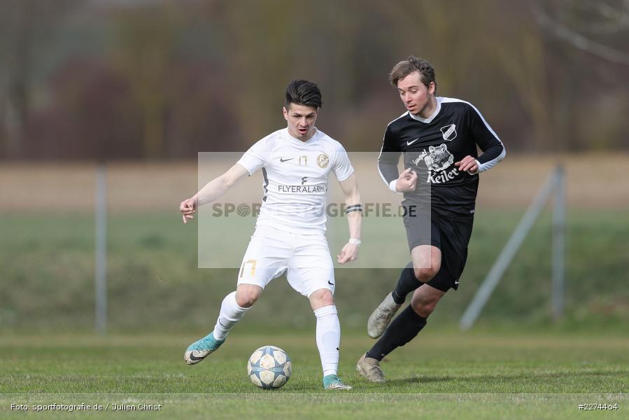 Momcilo Jovanovic, Sebastian Leisgang, Sportgelände, Retzbach, 08.03.2020, Fussball, Bezirksliga West, 1. FC Südring, TSV Retzbach - Bild-ID: 2274464