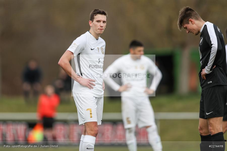 Matej Buketa, Maximilian Köstler, Sportgelände, Retzbach, 08.03.2020, Fussball, Bezirksliga West, 1. FC Südring, TSV Retzbach - Bild-ID: 2274498