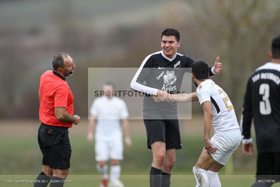Senad Bajric, Nicolai Zull, Sportgelände, Retzbach, 08.03.2020, Fussball, Bezirksliga West, 1. FC Südring, TSV Retzbach - Bild-ID: 2274514