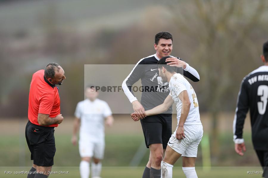 Senad Bajric, Nicolai Zull, Sportgelände, Retzbach, 08.03.2020, Fussball, Bezirksliga West, 1. FC Südring, TSV Retzbach - Bild-ID: 2274516