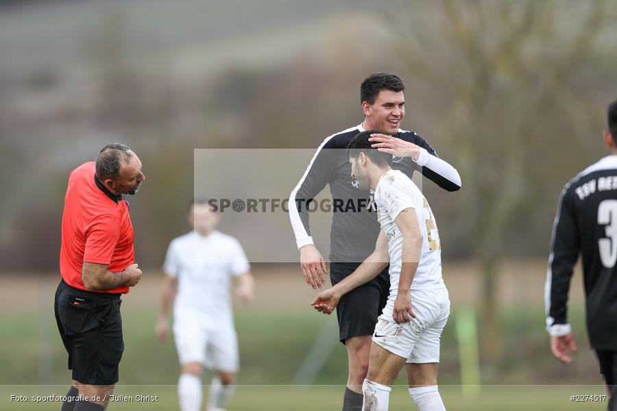 Senad Bajric, Nicolai Zull, Sportgelände, Retzbach, 08.03.2020, Fussball, Bezirksliga West, 1. FC Südring, TSV Retzbach - Bild-ID: 2274517