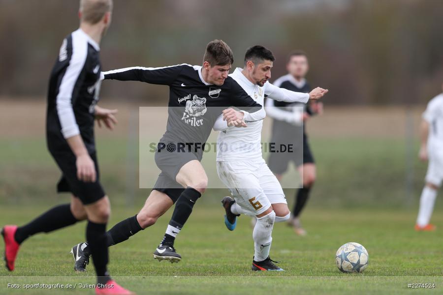 Maximilian Köstler, Dusan Tesic, Sportgelände, Retzbach, 08.03.2020, Fussball, Bezirksliga West, 1. FC Südring, TSV Retzbach - Bild-ID: 2274524