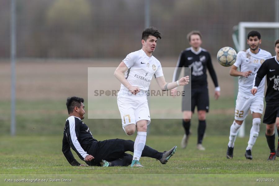 Momcilo Jovanovic, Thawatchai Pimsai, Sportgelände, Retzbach, 08.03.2020, Fussball, Bezirksliga West, 1. FC Südring, TSV Retzbach - Bild-ID: 2274526