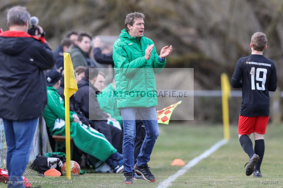 Jens Fischer, Sportgelände, Karlstadt, 08.03.2020, Fussball, Kreisliga Würzburg Gr. 2, FV Gemünden/Seifriedsburg, FV Karlstadt - Bild-ID: 2274547