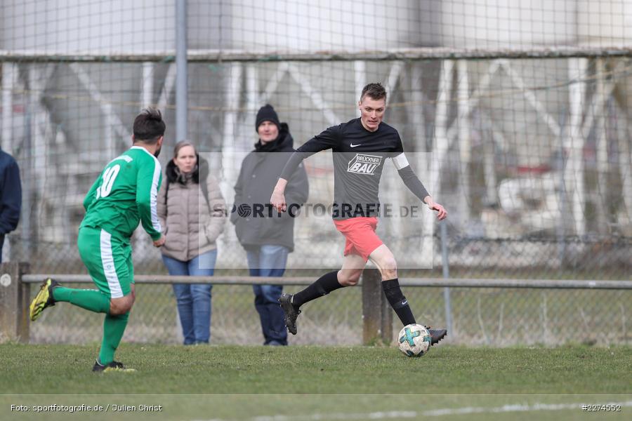 Tim Strohmenger, Mehmet Mercan, Sportgelände, Karlstadt, 08.03.2020, Fussball, Kreisliga Würzburg Gr. 2, FV Gemünden/Seifriedsburg, FV Karlstadt - Bild-ID: 2274552