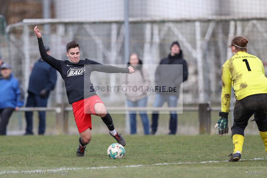 David Tschanter, Artur Jurkin, Sportgelände, Karlstadt, 08.03.2020, Fussball, Kreisliga Würzburg Gr. 2, FV Gemünden/Seifriedsburg, FV Karlstadt - Bild-ID: 2274557