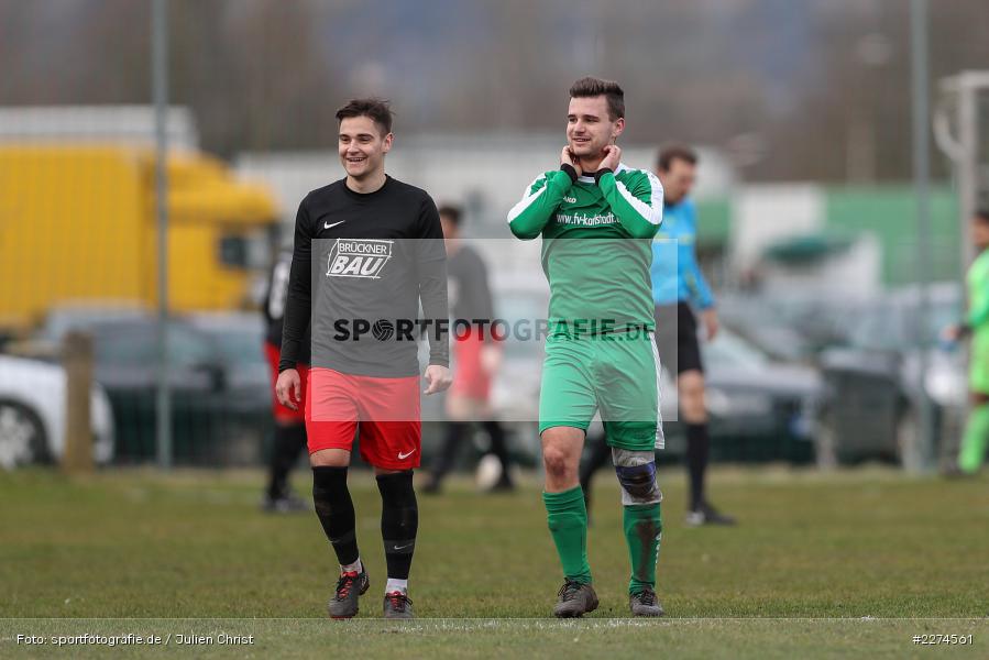 Lukas Wolf, Artur Jurkin, Sportgelände, Karlstadt, 08.03.2020, Fussball, Kreisliga Würzburg Gr. 2, FV Gemünden/Seifriedsburg, FV Karlstadt - Bild-ID: 2274561
