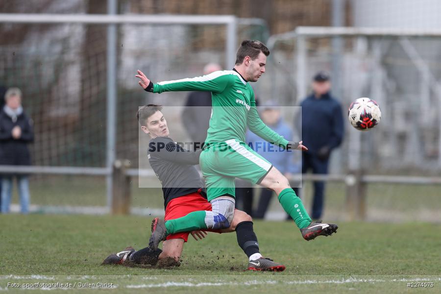 Lukas Wolf, Artur Jurkin, Sportgelände, Karlstadt, 08.03.2020, Fussball, Kreisliga Würzburg Gr. 2, FV Gemünden/Seifriedsburg, FV Karlstadt - Bild-ID: 2274573