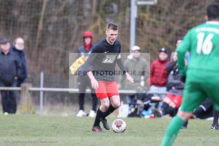 Tim Strohmenger, Sportgelände, Karlstadt, 08.03.2020, Fussball, Kreisliga Würzburg Gr. 2, FV Gemünden/Seifriedsburg, FV Karlstadt - Bild-ID: 2274595