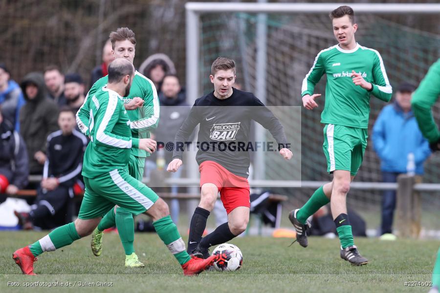 Markus Mjalov, Serkan Dokkal, Sportgelände, Karlstadt, 08.03.2020, Fussball, Kreisliga Würzburg Gr. 2, FV Gemünden/Seifriedsburg, FV Karlstadt - Bild-ID: 2274602