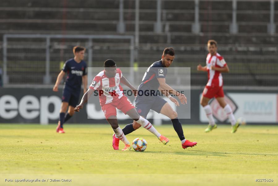 Leroy Kwadwo, Anas Bakhat, FLYERALARM Arena, Würzburg, 16.06.2020, DFB, sport, action, Fussball, Juni 2020, 3. Liga, 1. FC Kaiserslautern, FC Würzburger Kickers - Bild-ID: 2275626