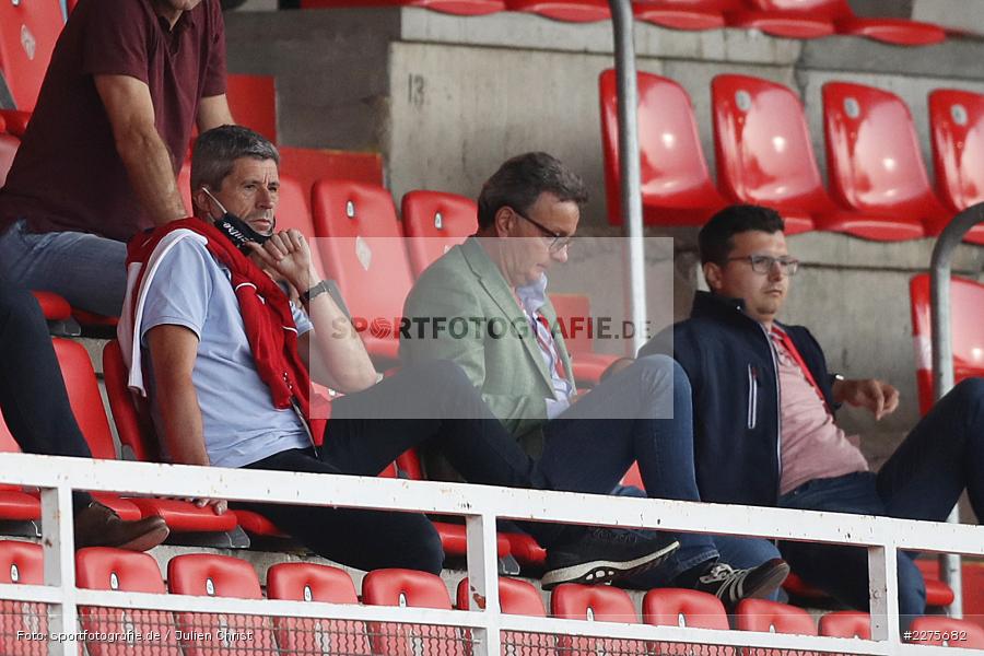 Rainer Keßler, Dr. Markus Merk, FLYERALARM Arena, Würzburg, 16.06.2020, DFB, sport, action, Fussball, Juni 2020, 3. Liga, 1. FC Kaiserslautern, FC Würzburger Kickers - Bild-ID: 2275682