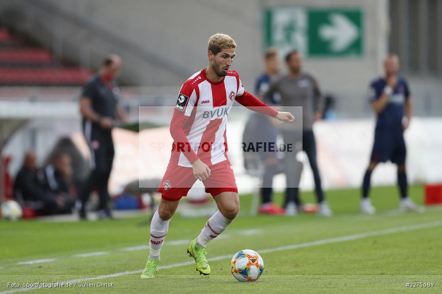 Fabio Kaufmann, FLYERALARM Arena, Würzburg, 16.06.2020, DFB, sport, action, Fussball, Juni 2020, 3. Liga, 1. FC Kaiserslautern, FC Würzburger Kickers - Bild-ID: 2275689