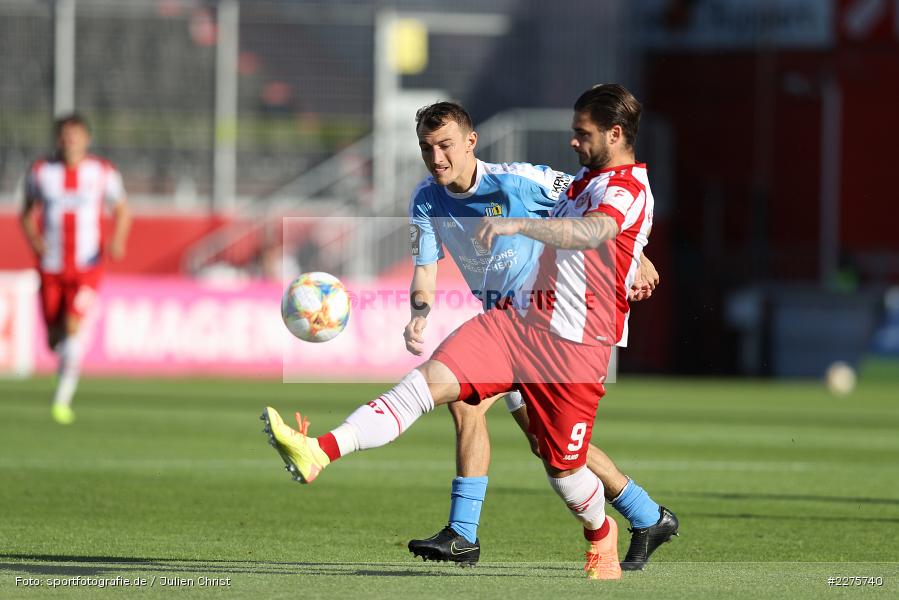 Daniel Bohl, Dominic Baumann, FLYERALARM Arena, Würzburg, 19.06.2020, DFB, sport, action, Fussball, Juni 2020, 3. Liga, Chemnitzer FC, FC Würzburger Kickers - Bild-ID: 2275740