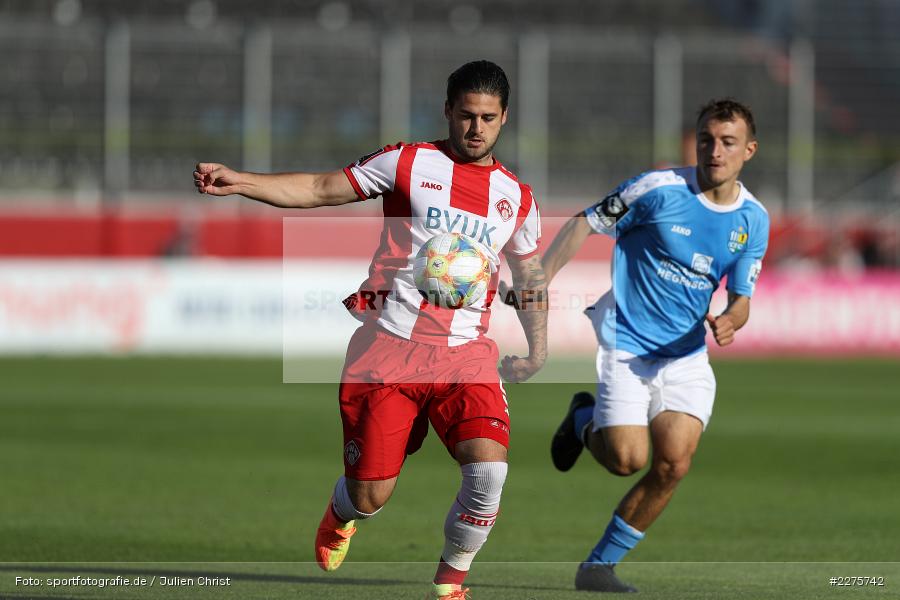 Daniel Bohl, Dominic Baumann, FLYERALARM Arena, Würzburg, 19.06.2020, DFB, sport, action, Fussball, Juni 2020, 3. Liga, Chemnitzer FC, FC Würzburger Kickers - Bild-ID: 2275742