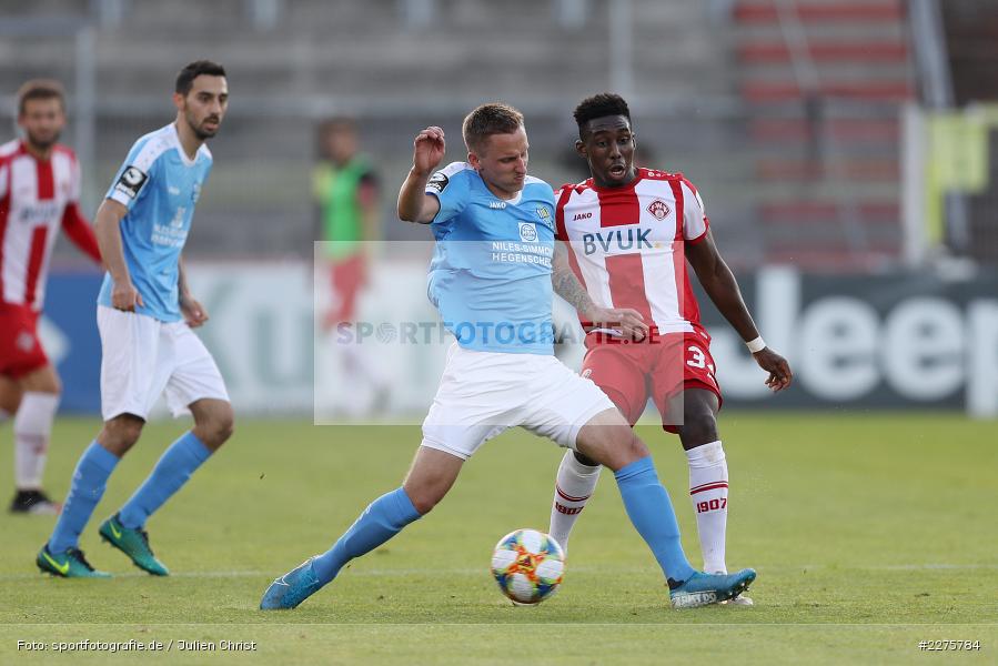 Paul Milde, Frank Ronstadt, FLYERALARM Arena, Würzburg, 19.06.2020, DFB, sport, action, Fussball, Juni 2020, 3. Liga, Chemnitzer FC, FC Würzburger Kickers - Bild-ID: 2275784