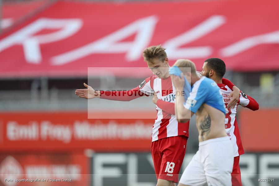 Clemens Schoppenhauer, Maximilian Breunig, FLYERALARM Arena, Würzburg, 19.06.2020, DFB, sport, action, Fussball, Juni 2020, 3. Liga, Chemnitzer FC, FC Würzburger Kickers - Bild-ID: 2275791