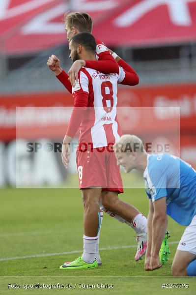 Clemens Schoppenhauer, Maximilian Breunig, FLYERALARM Arena, Würzburg, 19.06.2020, DFB, sport, action, Fussball, Juni 2020, 3. Liga, Chemnitzer FC, FC Würzburger Kickers - Bild-ID: 2275793
