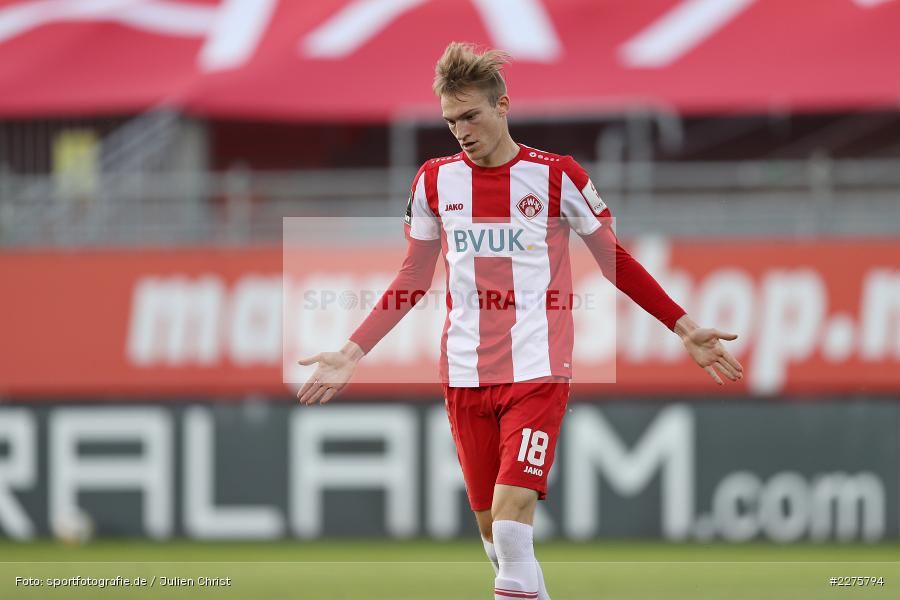 Torjubel, Maximilian Breunig, FLYERALARM Arena, Würzburg, 19.06.2020, DFB, sport, action, Fussball, Juni 2020, 3. Liga, Chemnitzer FC, FC Würzburger Kickers - Bild-ID: 2275794