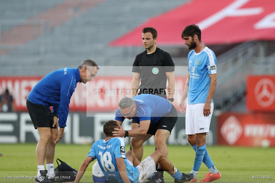 Daniel Bohl, FLYERALARM Arena, Würzburg, 19.06.2020, DFB, sport, action, Fussball, Juni 2020, 3. Liga, Chemnitzer FC, FC Würzburger Kickers - Bild-ID: 2275800