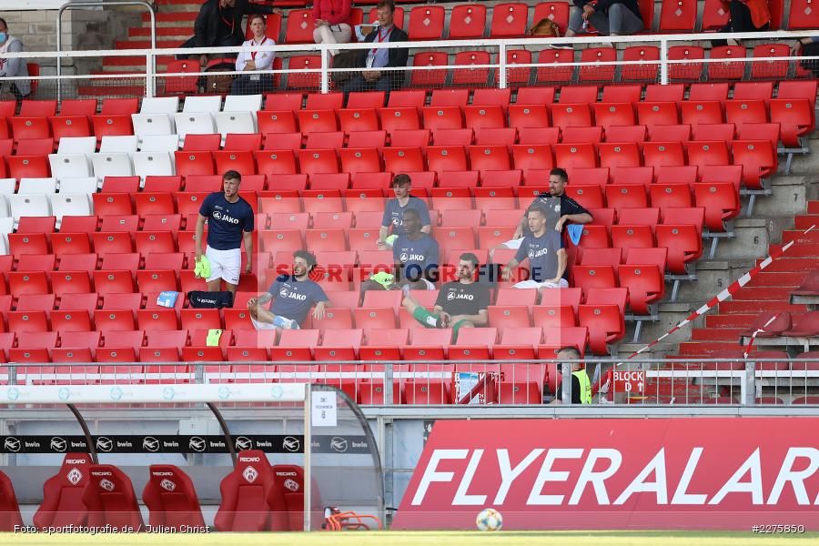 Ersatzspieler, FLYERALARM Arena, Würzburg, 19.06.2020, DFB, sport, action, Fussball, Juni 2020, 3. Liga, Chemnitzer FC, FC Würzburger Kickers - Bild-ID: 2275850