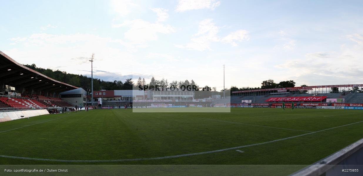 Himmel, Stadion, Panorama, FLYERALARM Arena, Würzburg, 19.06.2020, DFB, sport, action, Fussball, Juni 2020, 3. Liga, Chemnitzer FC, FC Würzburger Kickers - Bild-ID: 2275855