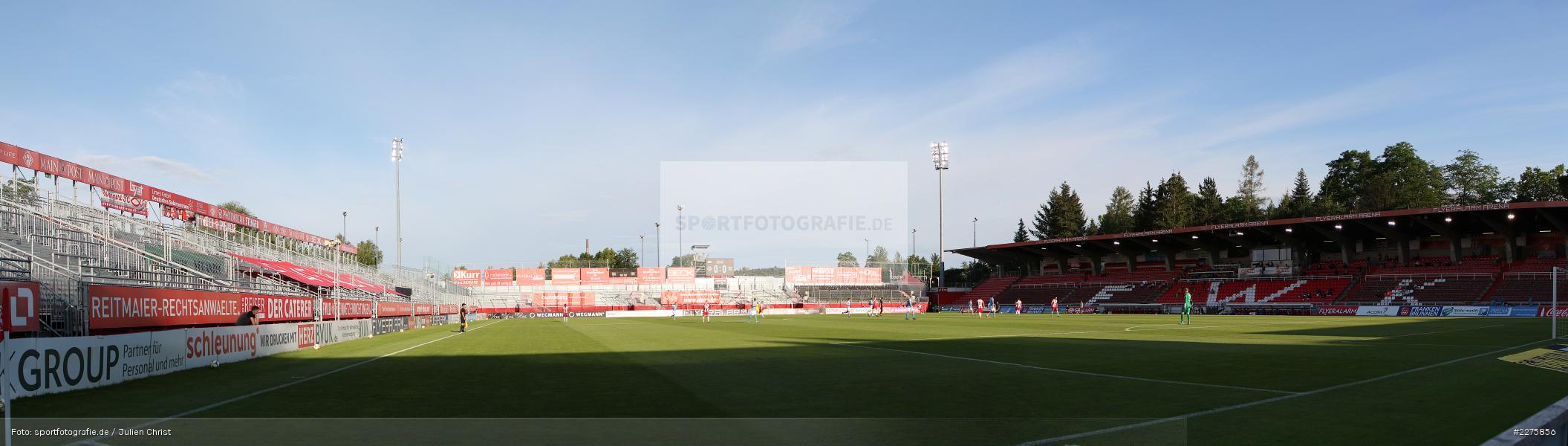 Geisterspiel, Panorama, FLYERALARM Arena, Würzburg, 19.06.2020, DFB, sport, action, Fussball, Juni 2020, 3. Liga, Chemnitzer FC, FC Würzburger Kickers - Bild-ID: 2275856