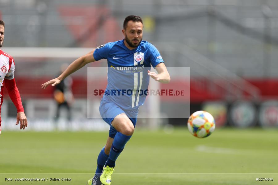 Pascal Breier, FLYERALARM Arena, Würzburg, 27.06.2020, DFB, sport, action, Fussball, Juni 2020, 3. Liga, FC Hansa Rostock, FC Würzburger Kickers - Bild-ID: 2276012