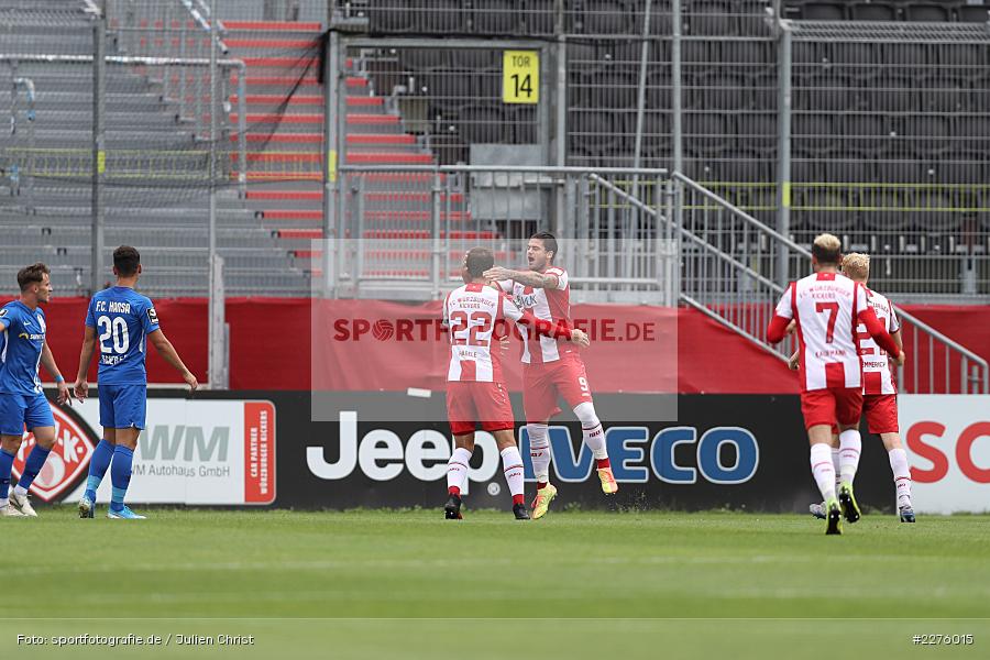 Dominic Baumann, Daniel Hägele, FLYERALARM Arena, Würzburg, 27.06.2020, DFB, sport, action, Fussball, Juni 2020, 3. Liga, FC Hansa Rostock, FC Würzburger Kickers - Bild-ID: 2276015 Dominic Baumann, Daniel Hägele, FLYERALARM Arena, Würzburg, 27.06.2020, DFB, sport, action, Fussball, Juni 2020, 3. Liga, FC Hansa Rostock, FC Würzburger Kickers - Bild-ID: 2276015