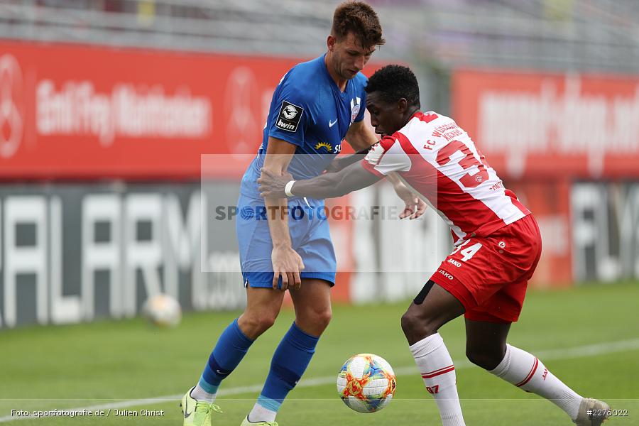 Daniel Patrick Hanslik, Frank Ronstadt, FLYERALARM Arena, Würzburg, 27.06.2020, DFB, sport, action, Fussball, Juni 2020, 3. Liga, FC Hansa Rostock, FC Würzburger Kickers - Bild-ID: 2276022