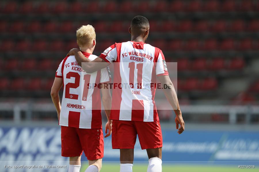 Saliou Sané, Luke Hemmerich, FLYERALARM Arena, Würzburg, 27.06.2020, DFB, sport, action, Fussball, Juni 2020, 3. Liga, FC Hansa Rostock, FC Würzburger Kickers - Bild-ID: 2276078 Saliou Sané, Luke Hemmerich, FLYERALARM Arena, Würzburg, 27.06.2020, DFB, sport, action, Fussball, Juni 2020, 3. Liga, FC Hansa Rostock, FC Würzburger Kickers - Bild-ID: 2276078