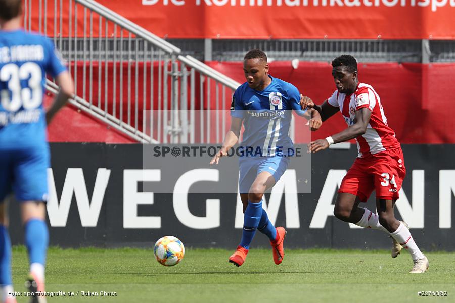 tackle, Zweikampf, Frank Ronstadt, Nikolas Nartey, FLYERALARM Arena, Würzburg, 27.06.2020, DFB, sport, action, Fussball, Juni 2020, 3. Liga, FC Hansa Rostock, FC Würzburger Kickers - Bild-ID: 2276082 tackle, Zweikampf, Frank Ronstadt, Nikolas Nartey, FLYERALARM Arena, Würzburg, 27.06.2020, DFB, sport, action, Fussball, Juni 2020, 3. Liga, FC Hansa Rostock, FC Würzburger Kickers - Bild-ID: 2276082