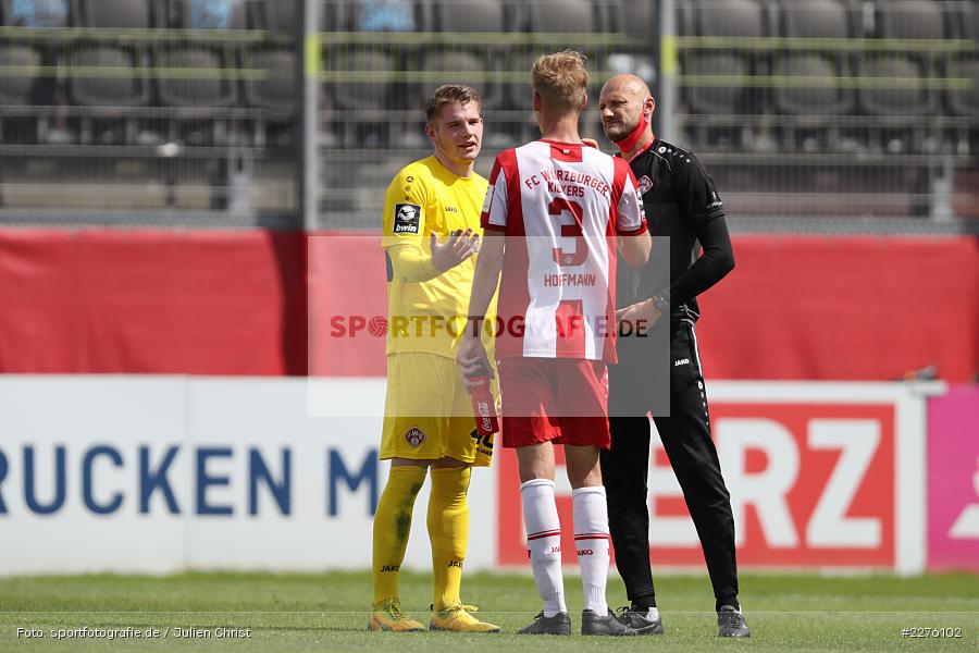 Vincent Müller, Niklas Hoffmann, Robert Wulnikowski, FLYERALARM Arena, Würzburg, 27.06.2020, DFB, sport, action, Fussball, Juni 2020, 3. Liga, FC Hansa Rostock, FC Würzburger Kickers - Bild-ID: 2276102