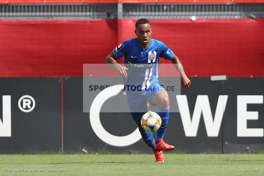 Nikolas Nartey, FLYERALARM Arena, Würzburg, 27.06.2020, DFB, sport, action, Fussball, Juni 2020, 3. Liga, FC Hansa Rostock, FC Würzburger Kickers - Bild-ID: 2276107