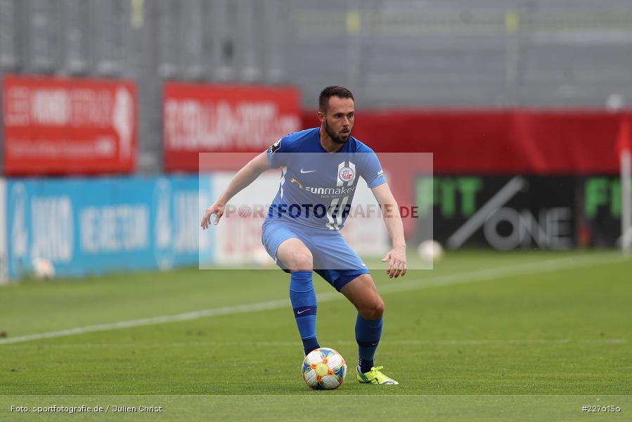 Pascal Breier, FLYERALARM Arena, Würzburg, 27.06.2020, DFB, sport, action, Fussball, Juni 2020, 3. Liga, FC Hansa Rostock, FC Würzburger Kickers - Bild-ID: 2276136 Pascal Breier, FLYERALARM Arena, Würzburg, 27.06.2020, DFB, sport, action, Fussball, Juni 2020, 3. Liga, FC Hansa Rostock, FC Würzburger Kickers - Bild-ID: 2276136