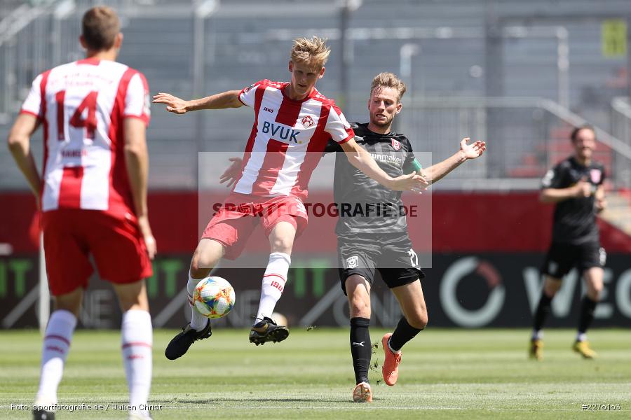 Niklas Hoffmann, Jan Washausen, FLYERALARM Arena, Würzburg, 04.07.2020, DFB, sport, action, Fussball, Juli 2020, 3. Liga, Hallescher FC, FC Würzburger Kickers - Bild-ID: 2276163 Niklas Hoffmann, Jan Washausen, FLYERALARM Arena, Würzburg, 04.07.2020, DFB, sport, action, Fussball, Juli 2020, 3. Liga, Hallescher FC, FC Würzburger Kickers - Bild-ID: 2276163