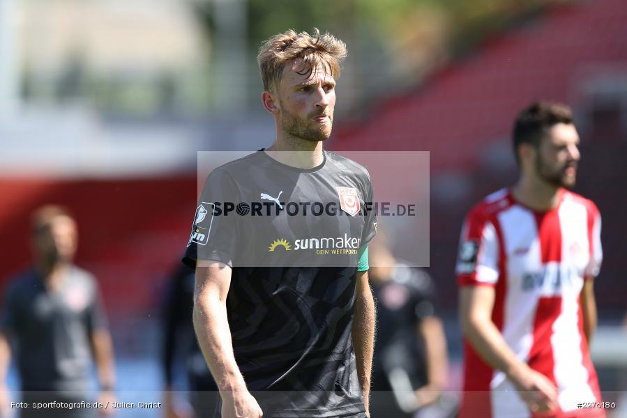 Jan Washausen, FLYERALARM Arena, Würzburg, 04.07.2020, DFB, sport, action, Fussball, Juli 2020, 3. Liga, Hallescher FC, FC Würzburger Kickers - Bild-ID: 2276186