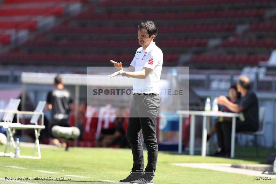 Florian Schnorrenberg, FLYERALARM Arena, Würzburg, 04.07.2020, DFB, sport, action, Fussball, Juli 2020, 3. Liga, Hallescher FC, FC Würzburger Kickers - Bild-ID: 2276202