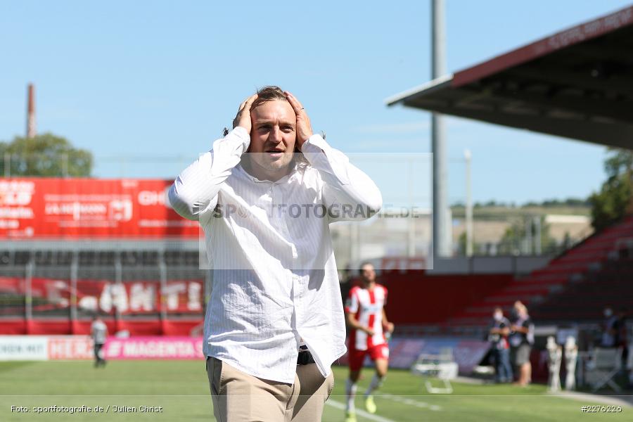 Daniel Sauer, FLYERALARM Arena, Würzburg, 04.07.2020, DFB, sport, action, Fussball, Juli 2020, 3. Liga, Hallescher FC, FC Würzburger Kickers - Bild-ID: 2276226 Daniel Sauer, FLYERALARM Arena, Würzburg, 04.07.2020, DFB, sport, action, Fussball, Juli 2020, 3. Liga, Hallescher FC, FC Würzburger Kickers - Bild-ID: 2276226