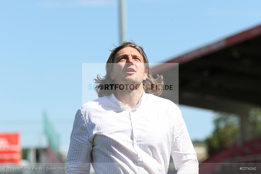 Daniel Sauer, FLYERALARM Arena, Würzburg, 04.07.2020, DFB, sport, action, Fussball, Juli 2020, 3. Liga, Hallescher FC, FC Würzburger Kickers - Bild-ID: 2276262