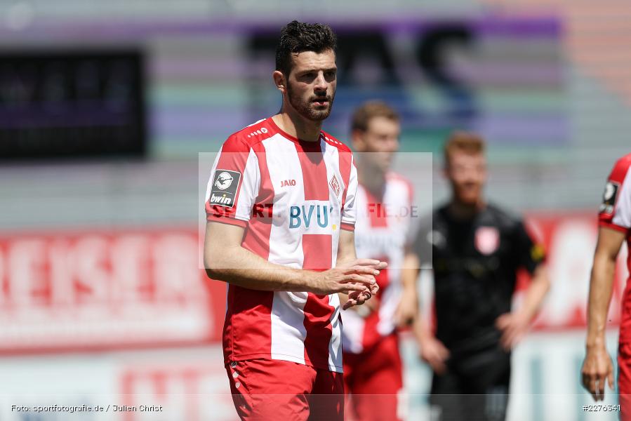 Portrait, Luca Pfeiffer, FLYERALARM Arena, Würzburg, 04.07.2020, DFB, sport, action, Fussball, Juli 2020, 3. Liga, Hallescher FC, FC Würzburger Kickers - Bild-ID: 2276341 Portrait, Luca Pfeiffer, FLYERALARM Arena, Würzburg, 04.07.2020, DFB, sport, action, Fussball, Juli 2020, 3. Liga, Hallescher FC, FC Würzburger Kickers - Bild-ID: 2276341