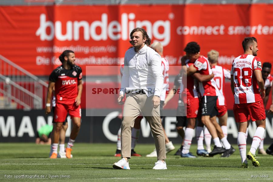 Daniel Sauer, FLYERALARM Arena, Würzburg, 04.07.2020, DFB, sport, action, Fussball, Juli 2020, 3. Liga, Hallescher FC, FC Würzburger Kickers - Bild-ID: 2276383