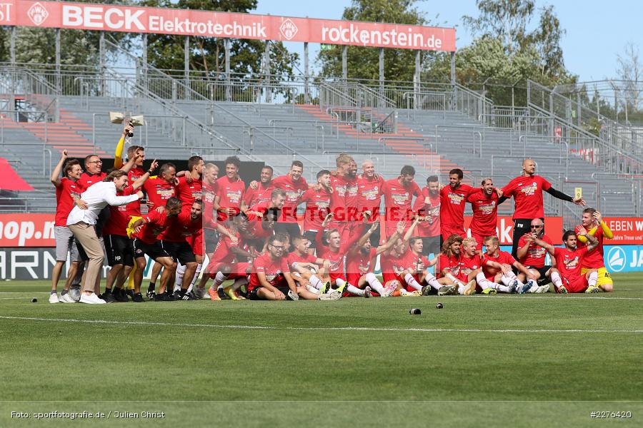 Jubel über den Aufstieg, FLYERALARM Arena, Würzburg, 04.07.2020, DFB, sport, action, Fussball, Juli 2020, 3. Liga, Hallescher FC, FC Würzburger Kickers - Bild-ID: 2276420 Jubel über den Aufstieg, FLYERALARM Arena, Würzburg, 04.07.2020, DFB, sport, action, Fussball, Juli 2020, 3. Liga, Hallescher FC, FC Würzburger Kickers - Bild-ID: 2276420